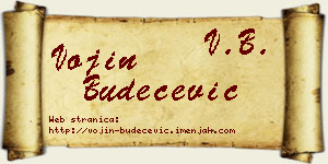 Vojin Budečević vizit kartica